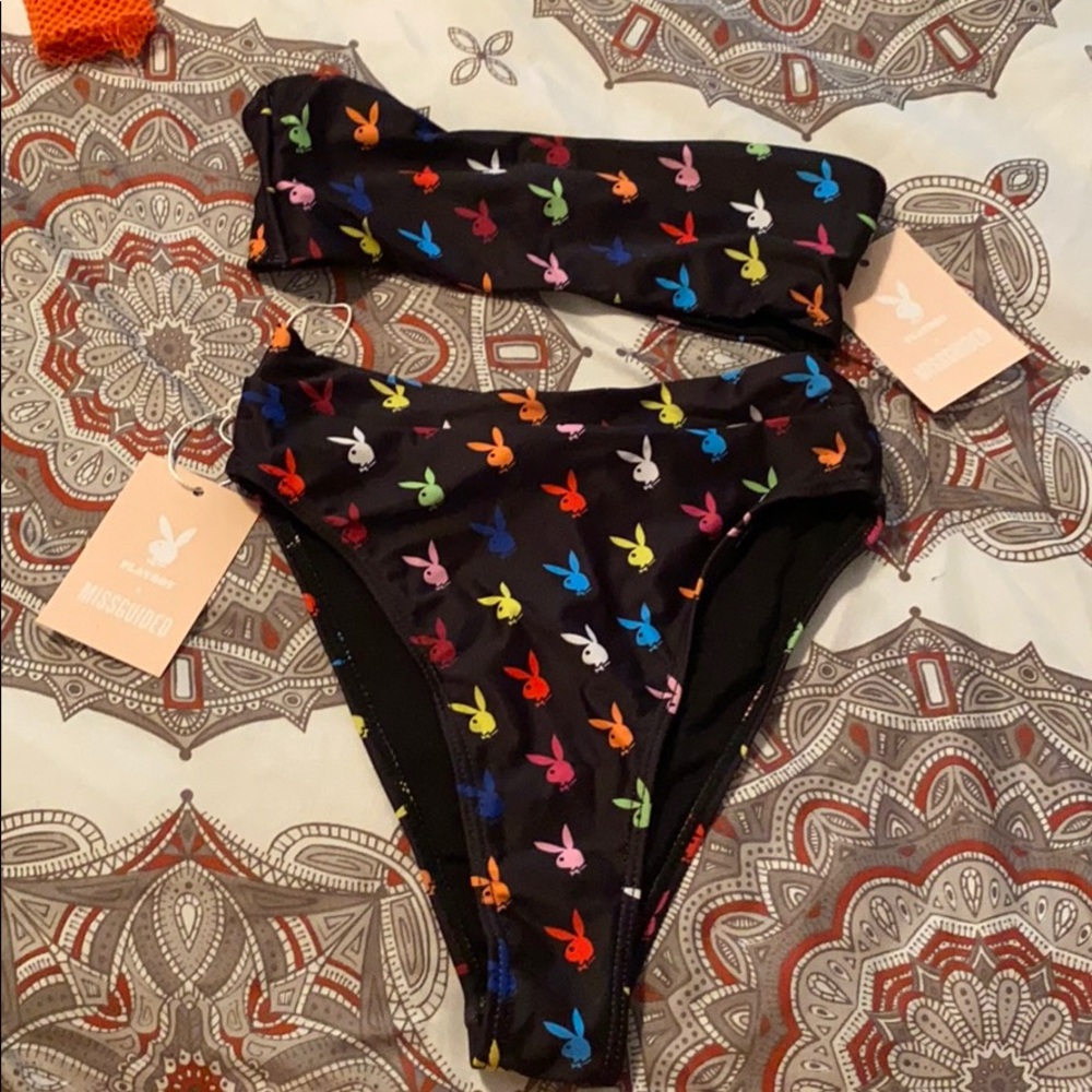 Misguided X Playboy Swimsuit set